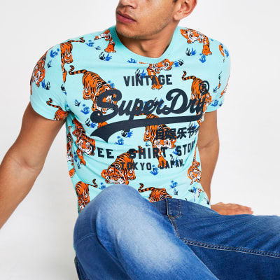 superdry tiger t shirt