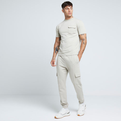 Mens River Island Beige Slim...