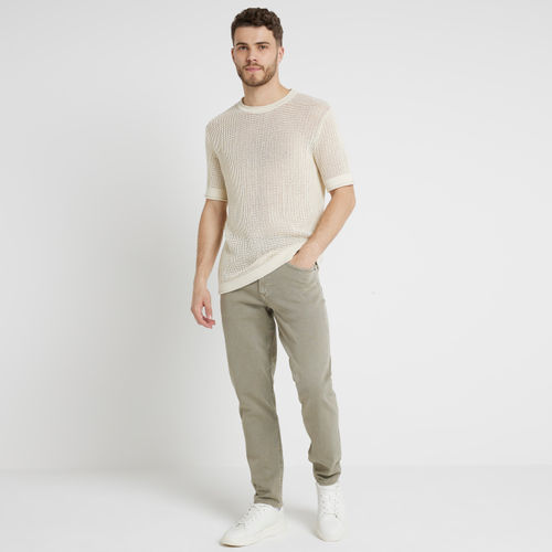 Mens River Island Green Slim...