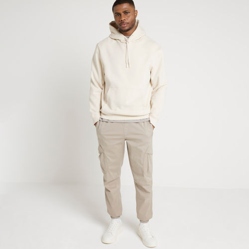 Mens River Island Beige Slim...