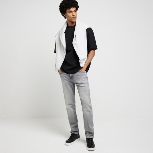 Mens River Island Grey Slim...