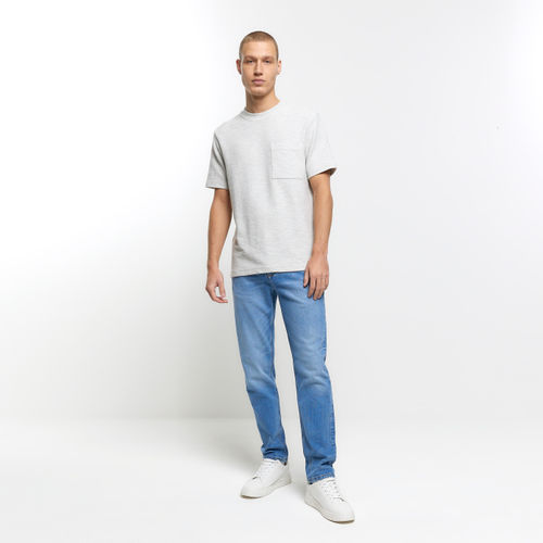 Mens River Island Blue Slim...