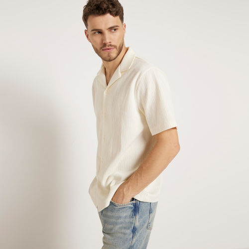 Mens River Island Ecru...