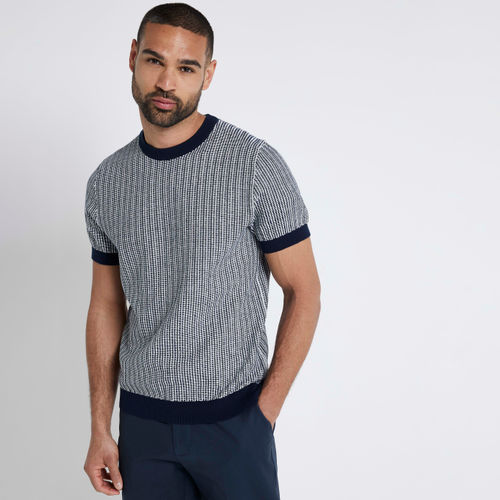 Mens River Island Navy Slim...