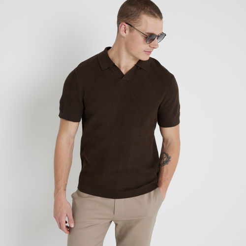 Mens River Island Brown Slim...