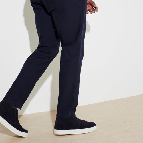 Mens River Island Navy Suede...