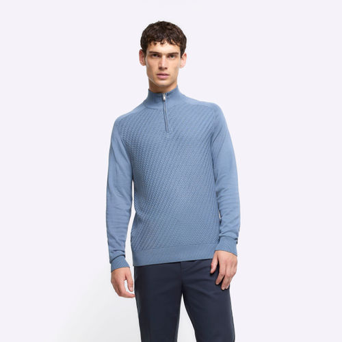 Mens River Island Blue Slim...