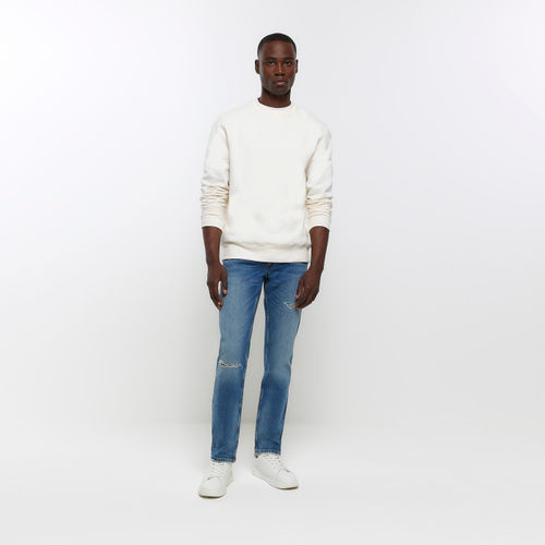 Mens River Island Blue Slim...