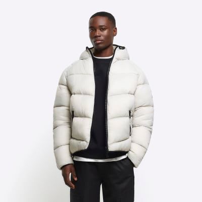 River island hooded padded on sale jacket