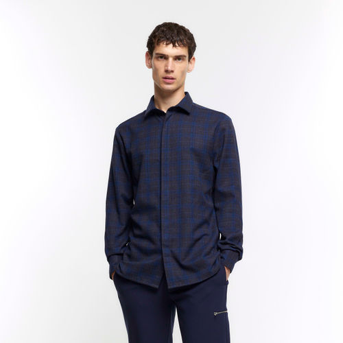 Mens River Island Navy Slim...