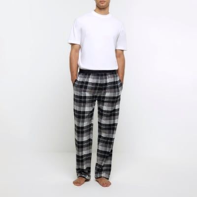 River island sales checkered trousers