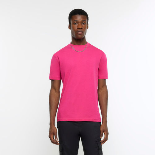 Mens River Island Pink Slim...