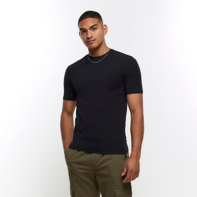 river island muscle t shirts
