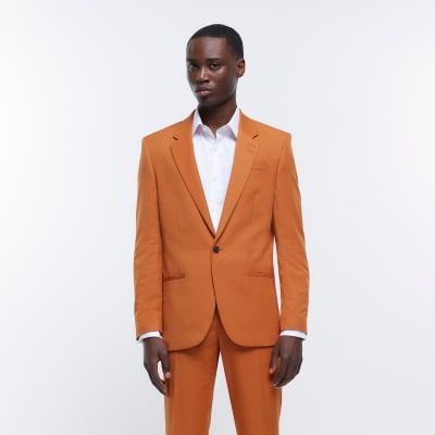 Orange jacket river island deals