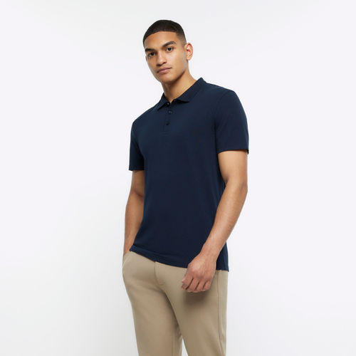 Mens River Island Navy Slim...