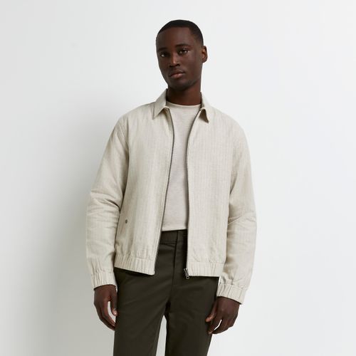 Mens shacket cream