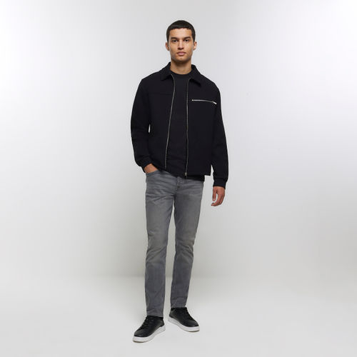 Mens River Island Grey Slim...