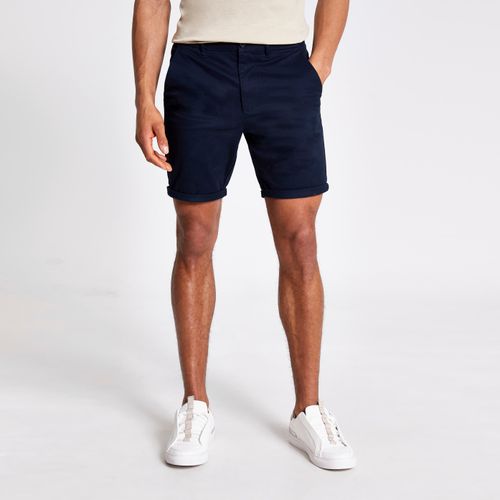 Mens River Island Navy Sid...