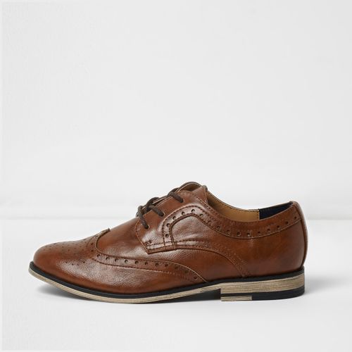 River Island Boys Tan brogues