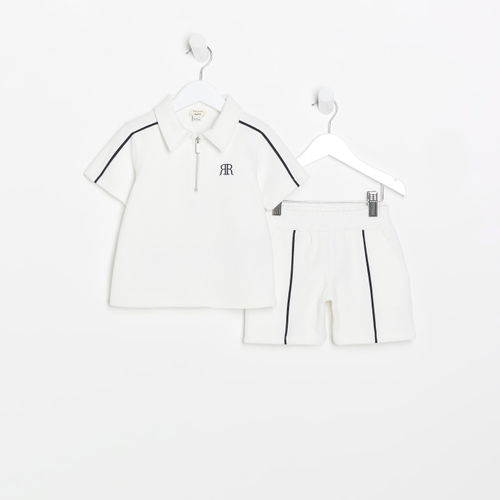 River Island Mini Boys Ecru...