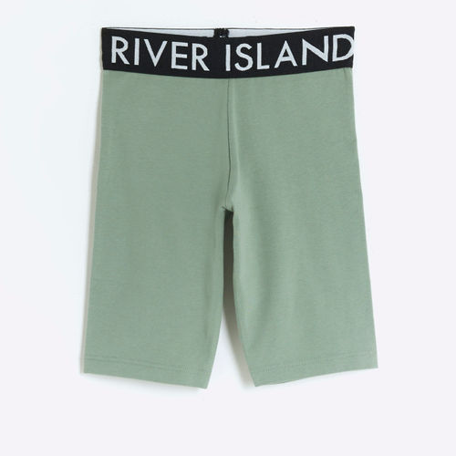 River Island Girls Khaki Ri Cycle Shorts