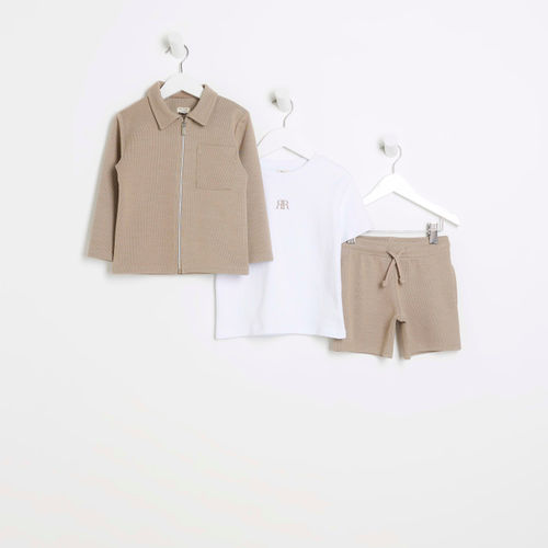 River Island Mini Boys Beige...