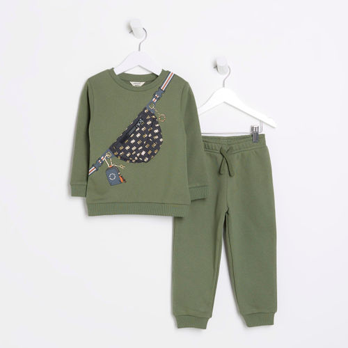 River Island Mini Boys Khaki...