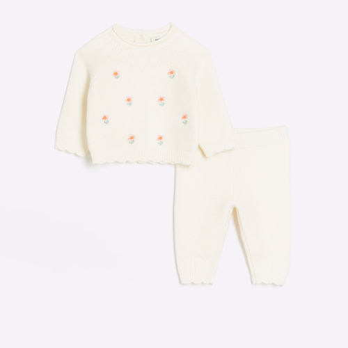 River Island Baby Girls Ecru...