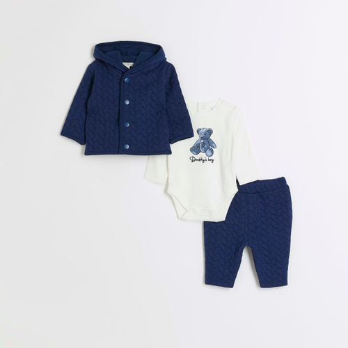 River Island Baby Boys Navy...