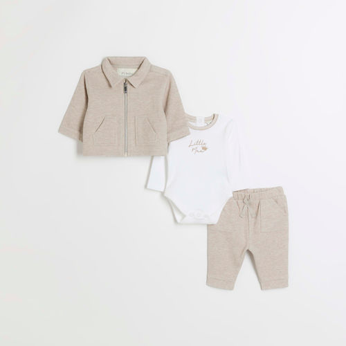 River Island Baby Boys Beige...