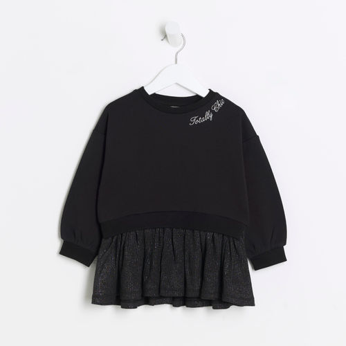 River Island Mini Girls Black...