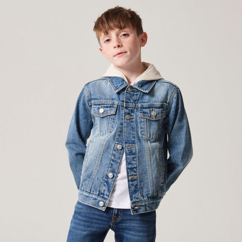 River Island Boys Blue Hooded...