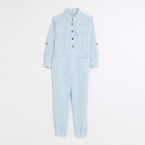 River Island Girls Blue Denim...