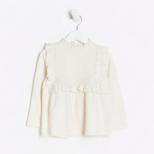 River Island Mini Girls Cream...