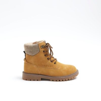 Boys steel toed clearance boots