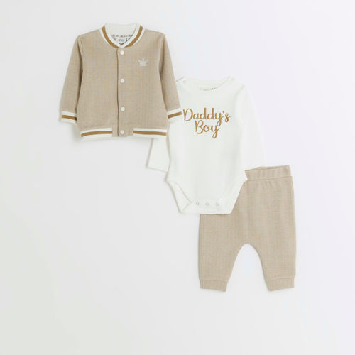 River Island Baby Boys Beige...