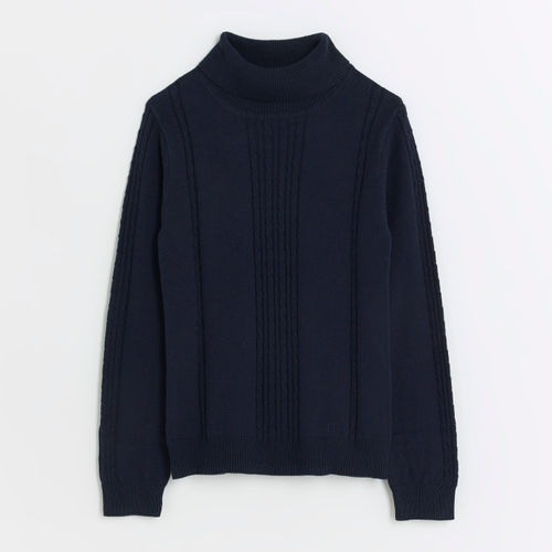 River Island Boys Navy Cable...