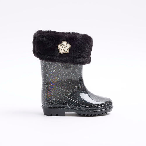 River Island Mini Girls Black...