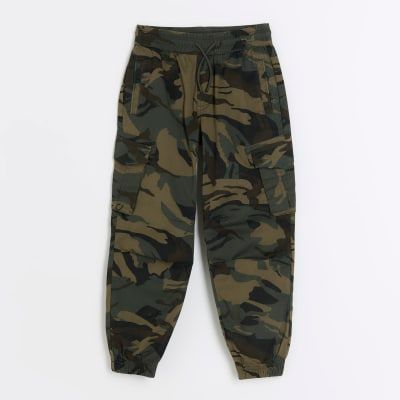 River island shop camo pants