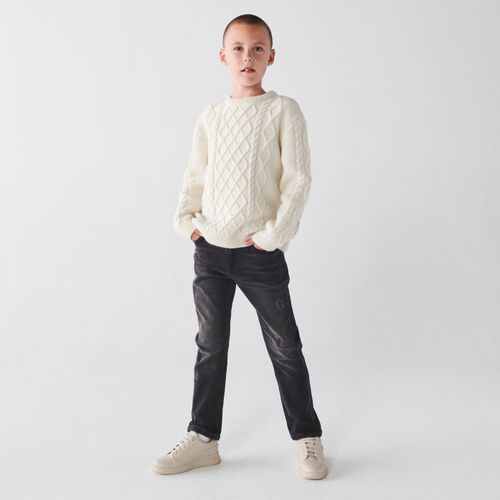 River Island Boys Black Slim...