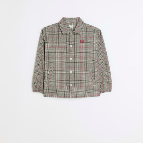 River Island Boys Beige Check...