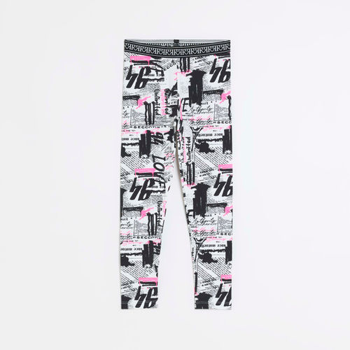 River Island Girls Black Rib Leggings, £7.00