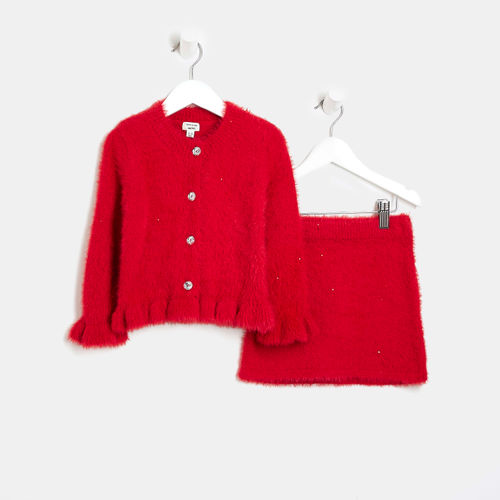 River Island Mini Girls Red...