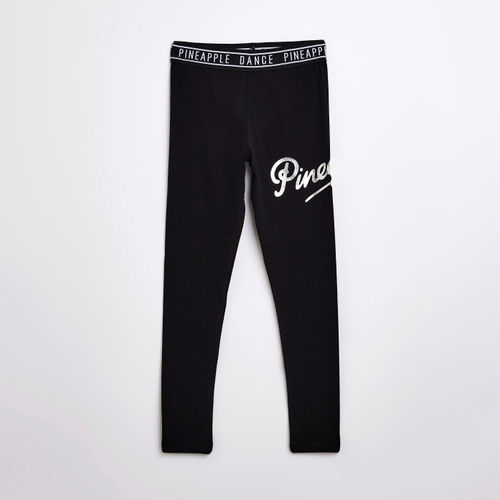 River Island Girls Black Pineapple Logo Leggings, £20.00