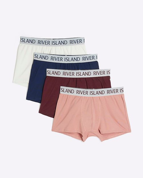 Mens River Island 4Pk Pink...