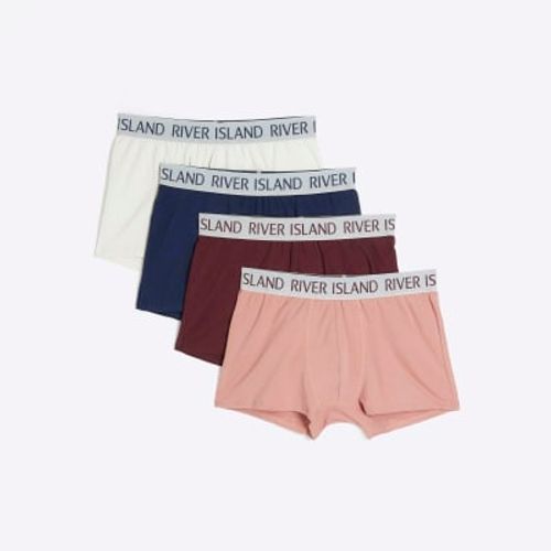 Mens River Island 4Pk Pink...