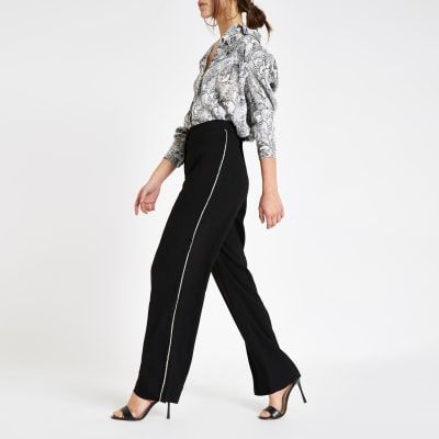 River Island Womens Orange Cigarette Trousers de Mujeres