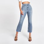 River Island Womens Mid Blue straight leg jeans