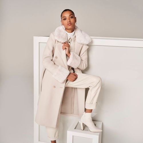 River Island Womens The Beige Villanelle Coat | Compare | Cabot Circus