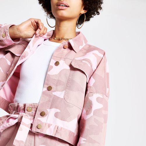 River Island Womens Pink camo utility jacket | Compare | Brent Cross